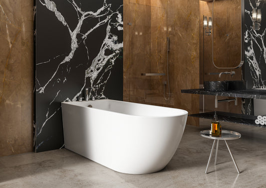 Charlotte Edwards Belgravia -  Single Ended Freestanding Bath - Gloss White