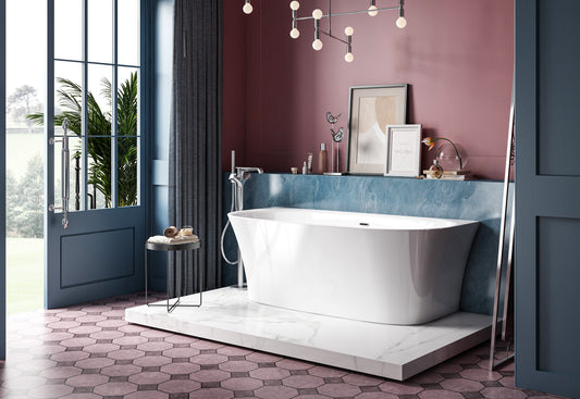Charlotte Edwards Carme Freestanding Bath - Gloss White
