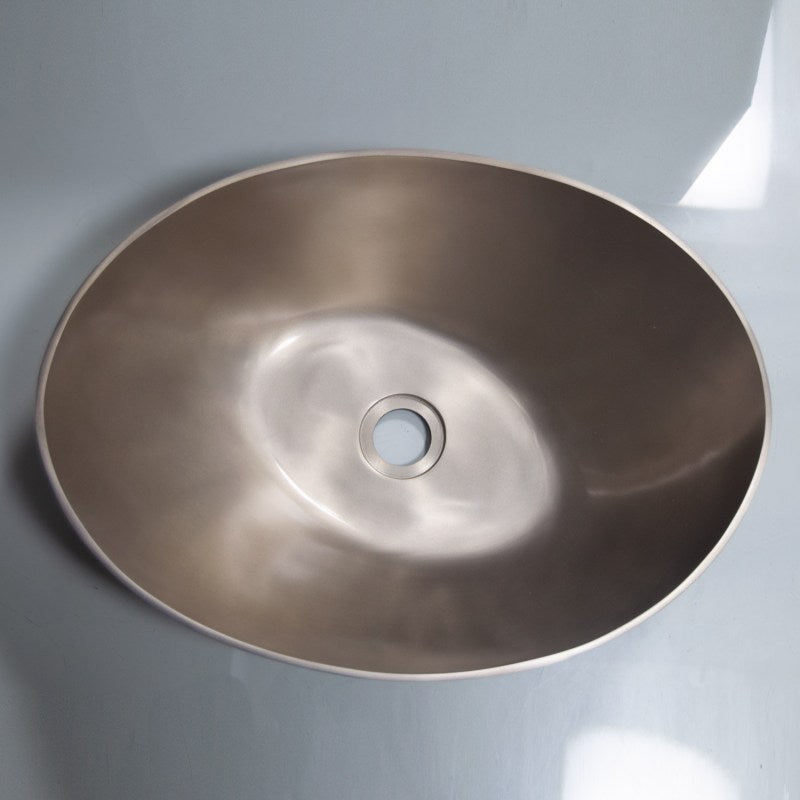 Coppersmith Creations Cast Bronze Sink 18 inch Earthen Lamp Style