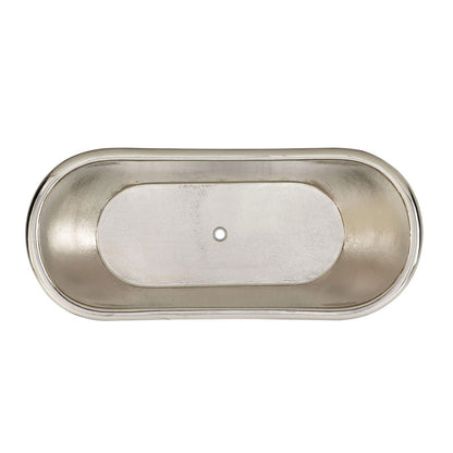 Coppersmith Creations Copper Clawfoot Tub Nickel Interior Antique Hammered Copper Exterior Double Slipper