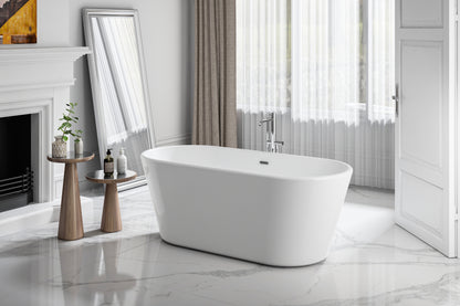 Charlotte Edwards Grosvenor Freestanding Bath – Gloss White