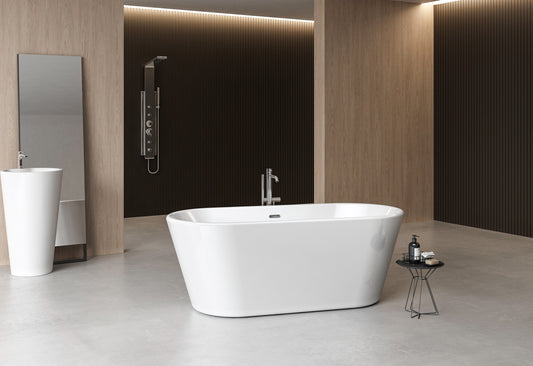 Charlotte Edwards Grosvenor Freestanding Bath – Gloss White