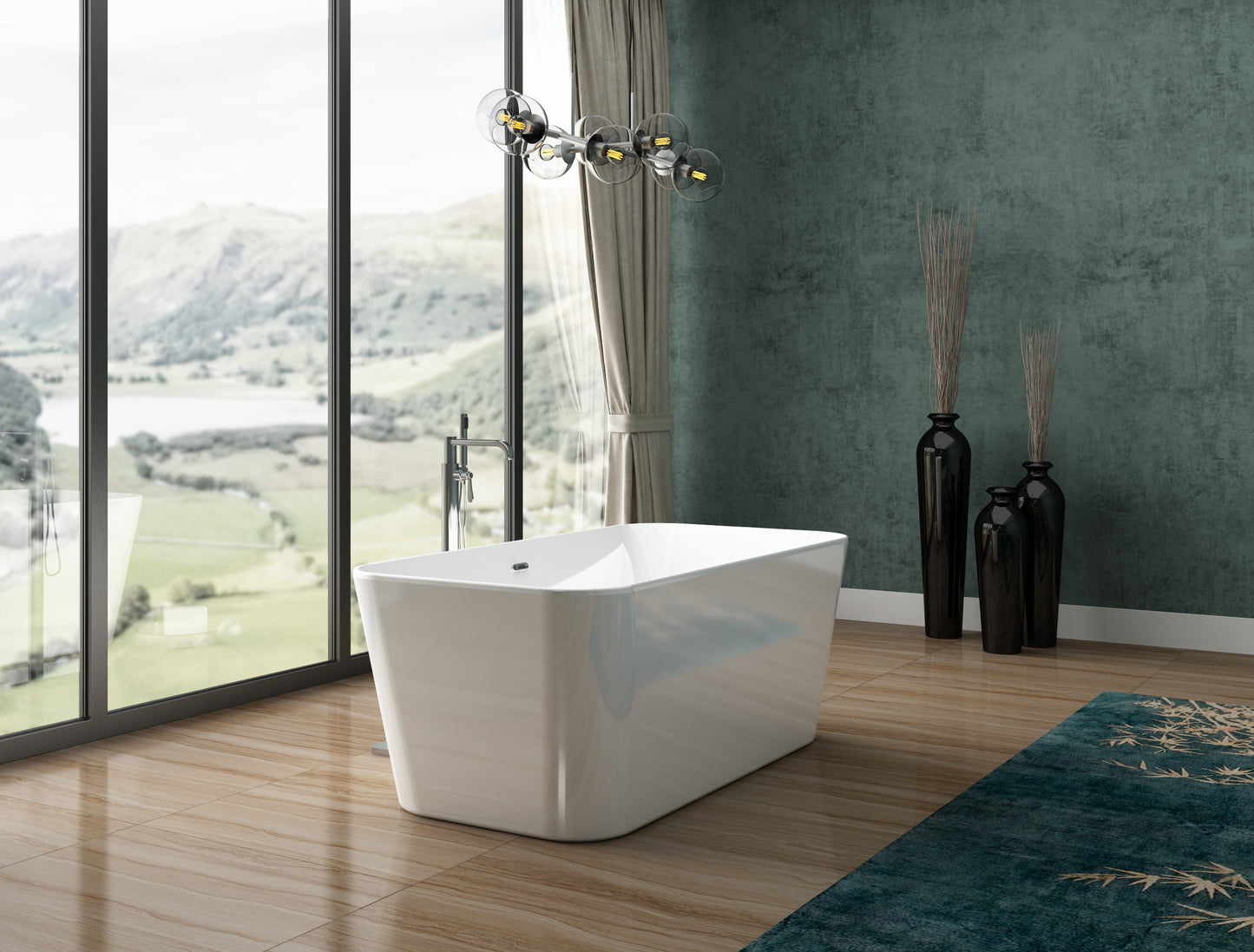 Charlotte Edwards Leda Freestanding Bath - Gloss White