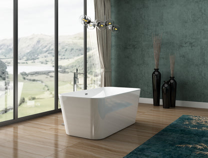 Charlotte Edwards Leda Freestanding Bath - Gloss White