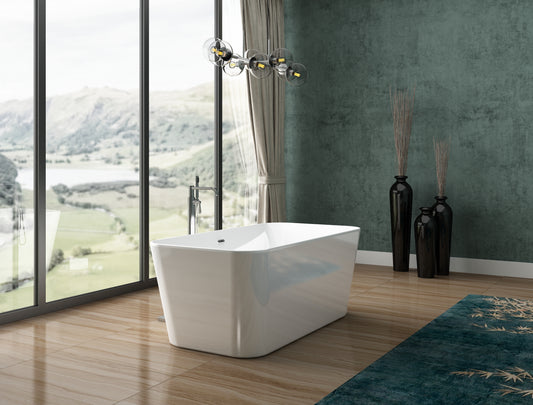 Charlotte Edwards Leda Freestanding Bath - Gloss White