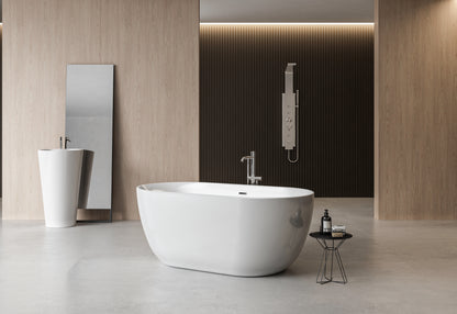 Charlotte Edwards Mayfair Freestanding Bath – Gloss White