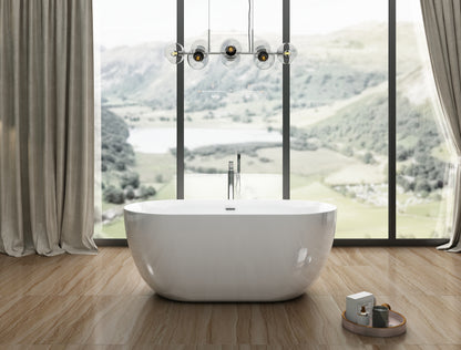 Charlotte Edwards Mayfair Freestanding Bath – Gloss White