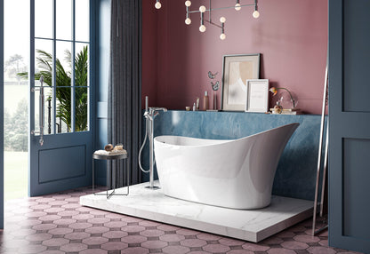 Charlotte Edwards Portobello Freestanding Bath - Gloss White