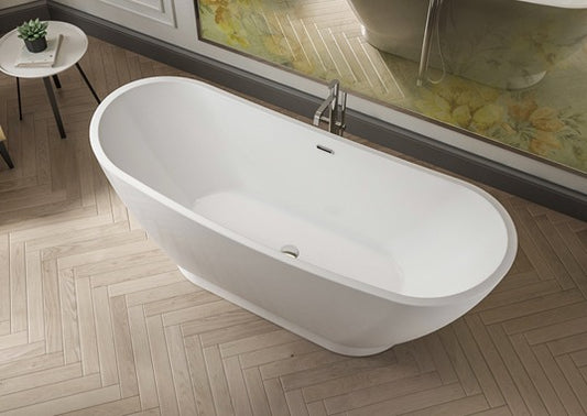 Charlotte Edwards Richmond Freestanding Bath - Gloss White