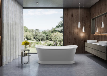 Charlotte Edwards Rosemary Freestanding Bath - Gloss White