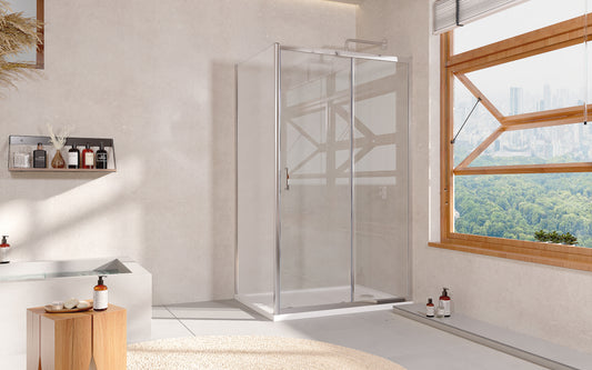 Tailored Bathrooms Semi Frameless Side Panel