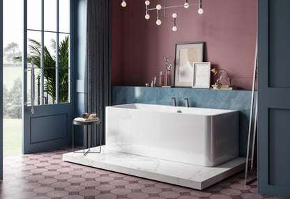 Charlotte Edwards Stratford Freestanding Bath - Gloss White