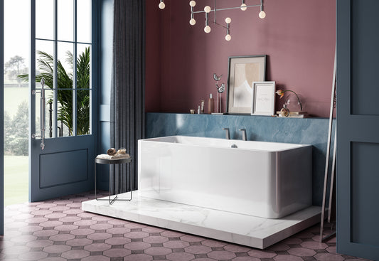 Charlotte Edwards Stratford Freestanding Bath - Gloss White