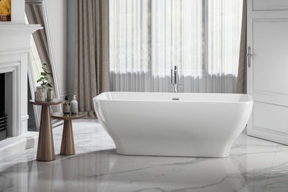Charlotte Edwards Thebe Freestanding Bath - Gloss White