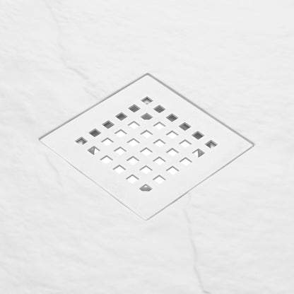Precision Trays White Shower Tray – Ultra-Slim Stone Effect