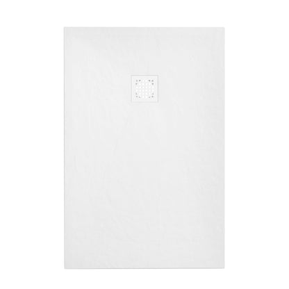 Precision Trays White Shower Tray – Ultra-Slim Stone Effect