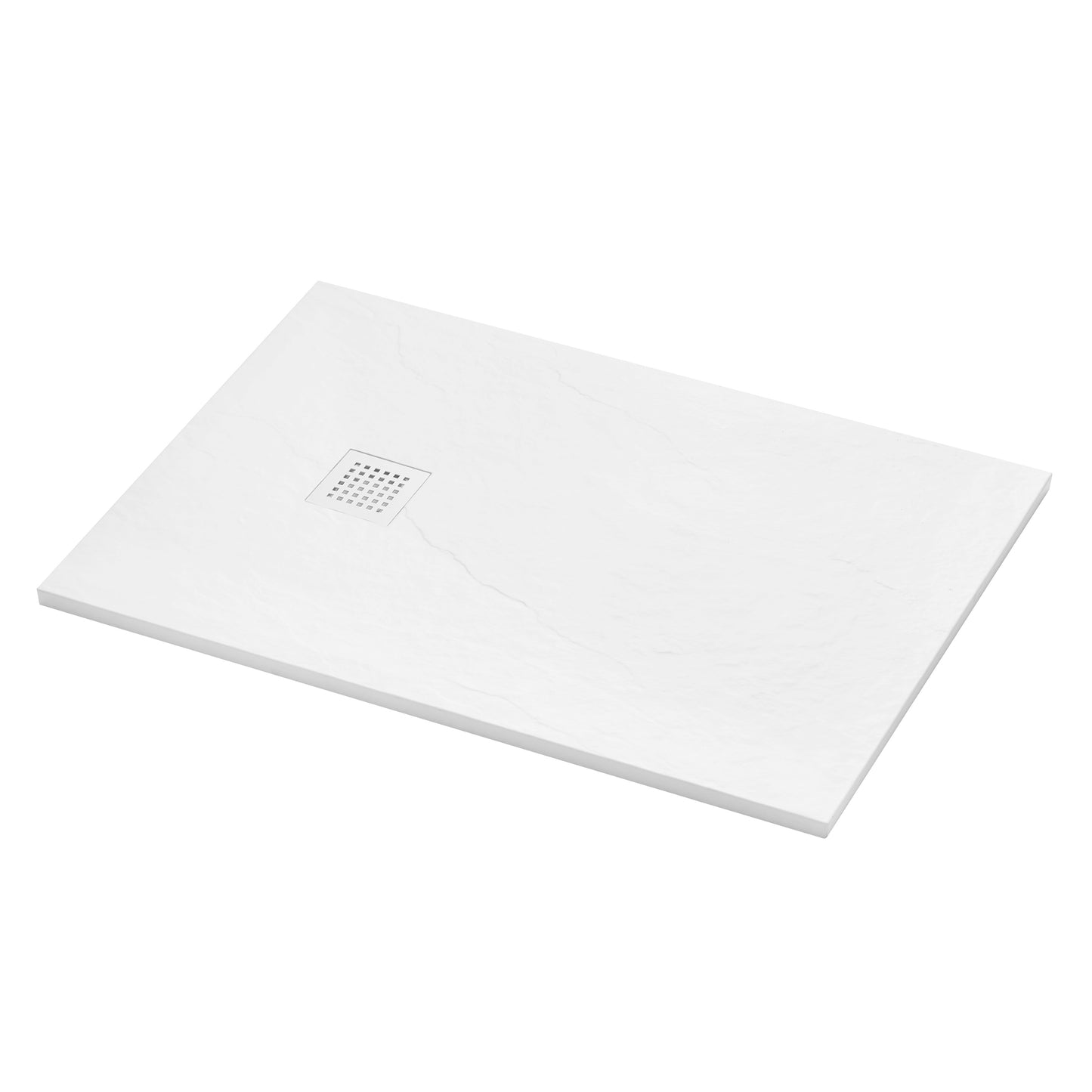 Precision Trays White Shower Tray – Ultra-Slim Stone Effect