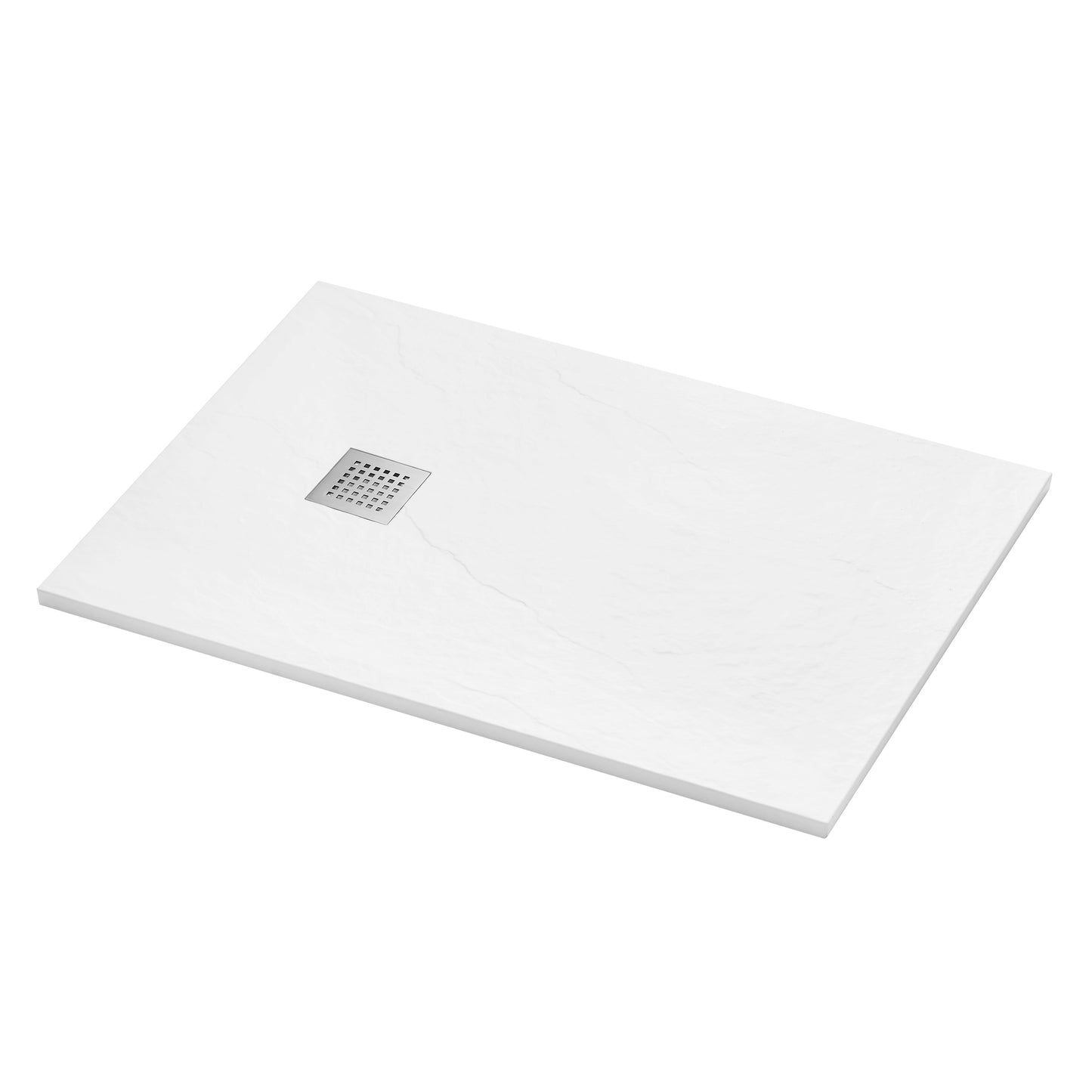 Precision Trays White Shower Tray – Ultra-Slim Stone Effect