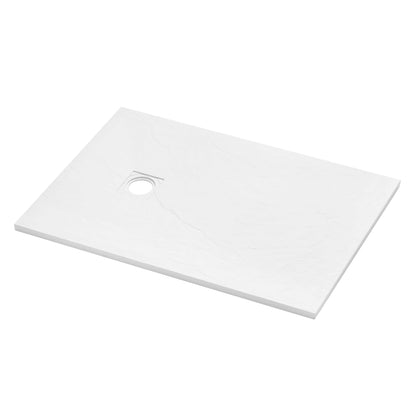 Precision Trays White Shower Tray – Ultra-Slim Stone Effect